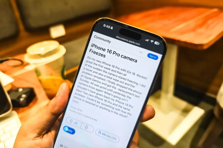 iPhone 16 Pro Users Report Significant Freezing and Camera Issues with iOS 18