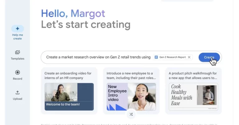 Google Launches Gemini AI-Powered Vids For Effortless Video Presentations
