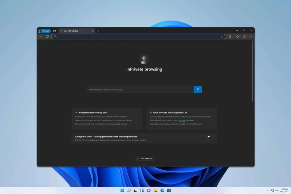 Opening Edge in Private Mode using the Command Line