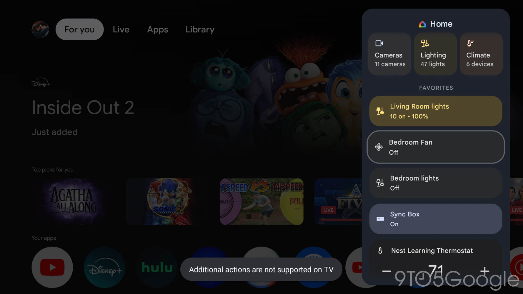 Home Panel Screenshot