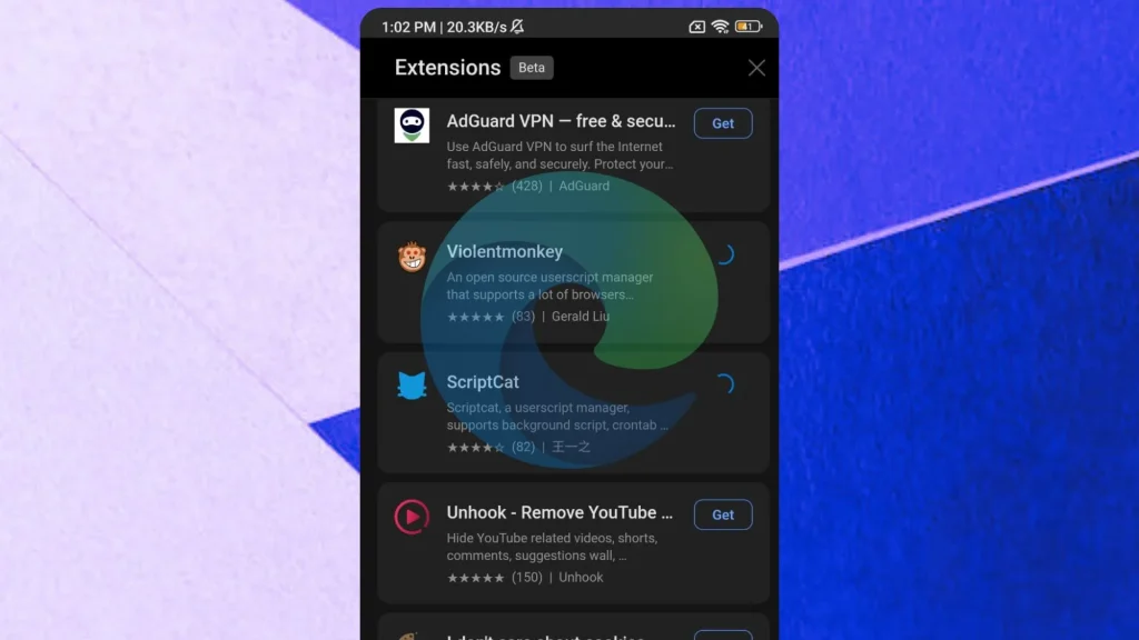 Microsoft Edge for Android Introduces New Extensions Ahead of Holidays