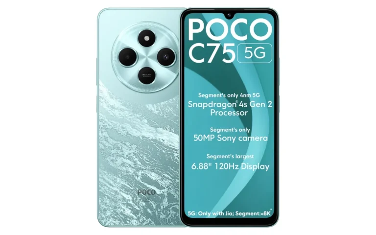 Poco Unveils Affordable C75 5G Smartphone in India with Impressive Features