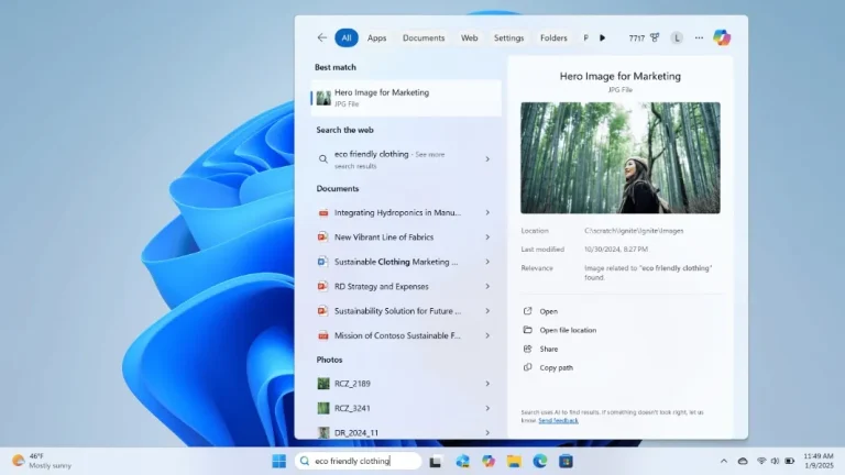 Ai-powered windows search transforms user experience with copilot+ pcs