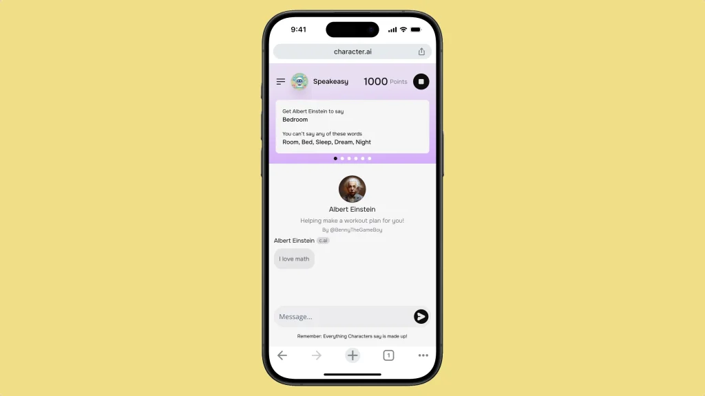 Character AI tests games to boost engagement on its platform