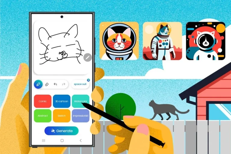 Galaxy s25 series enhances creativity with new multimodal sketch to image feature