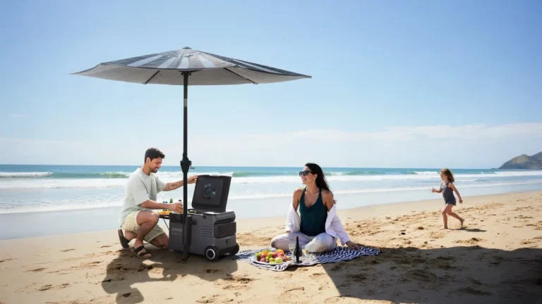 Anker Solix Unveils Innovative Solar Beach Umbrella and Electric Cooler