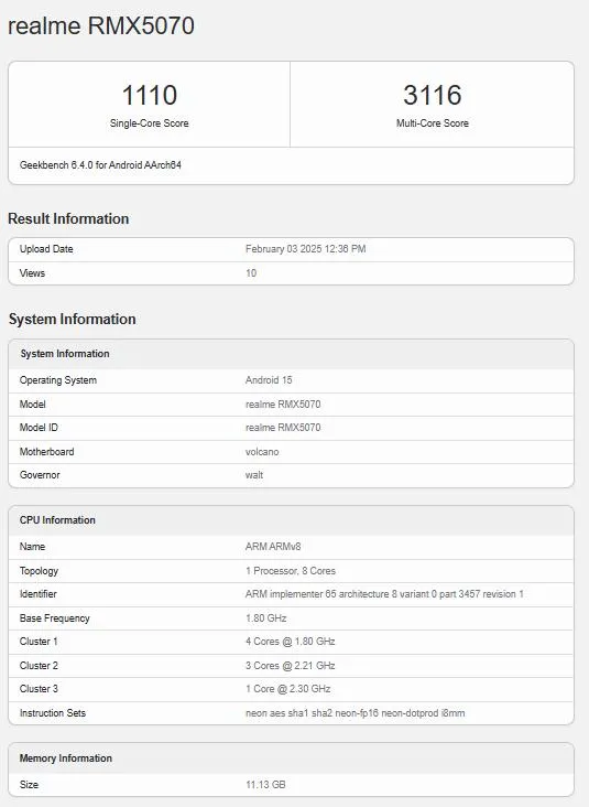 Realme 14 Launch Imminent with Snapdragon 6 Gen 4 Specifications