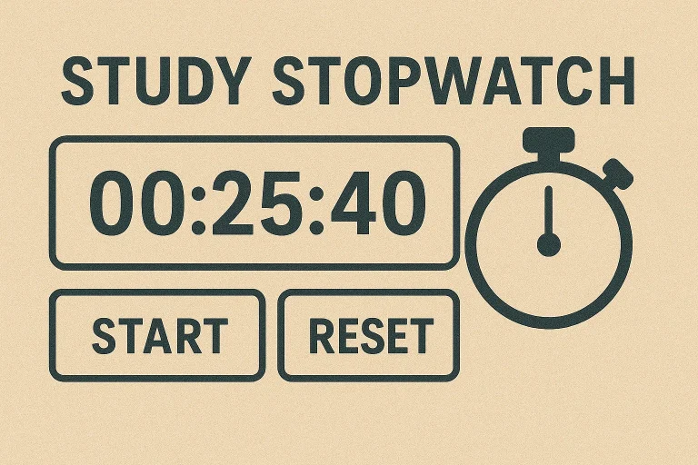 Study stopwatch